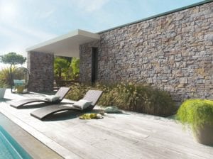 Revêtement mur extérieur maison - parement pierres